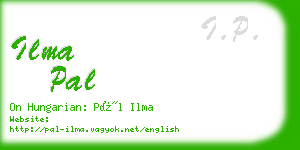 ilma pal business card